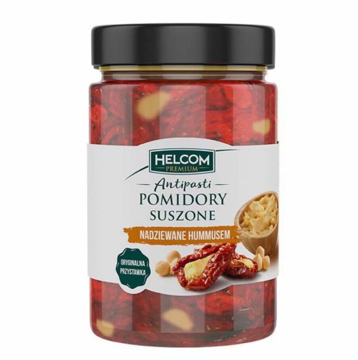 Sušené paradajky s Helcom Premium hummus 327ml