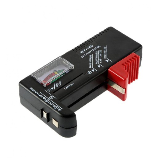 ANALOGOVÝ TESTER BATERIE METER LCD VOLTMETER AA AAA C D 9V