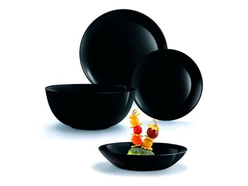 Tanier 27 cm čierny DIWALI LUMINARC