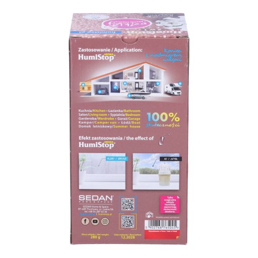 Pohlcovač vlhkosti odvlhčovača HUMISTOP s vložkou Cotton Fragrance