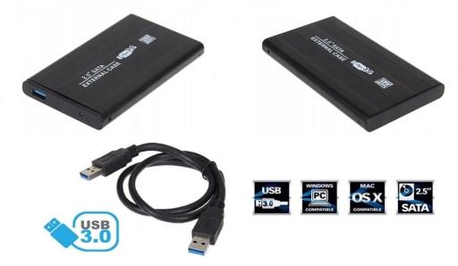Puzdro HDD SSD 2.5 - USB 3.0