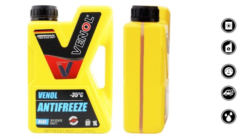 KVAPALINA RADIÁTORA -35C MODRÝ VENOL 1L