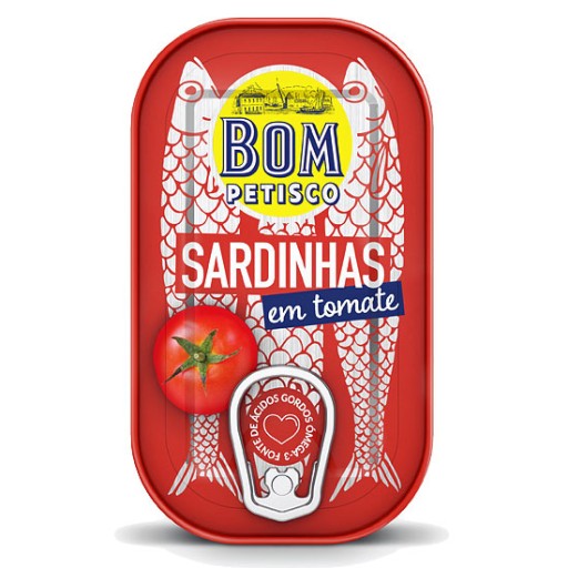 Sardinky v paradajkách 120g Bom Petisco