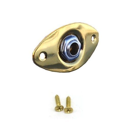 Jeremi MSP-32 GD 6,3 mm jack montážna zásuvka, zlatá platňa