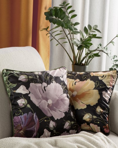 Dekoračný obliečka na vankúš Flowers 45x45 Velvet 116 Czar+Fial