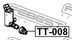 TESNENIE PODLOŽKY FEBEST TT-008