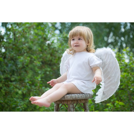 Súprava kostýmov Angel Wings for Betlehem Biele anjelské krídla pre deti