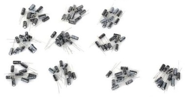 SADA elektrolytických kondenzátorov 100 ks (1023