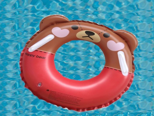 Nafukovací matrac na plávanie Medvedík 60 cm KD12