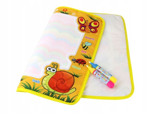 Magická VODNÁ PODLOŽKA na maľovanie, KRESLENIE S VODOU, VEĽKÁ + 2 fixky