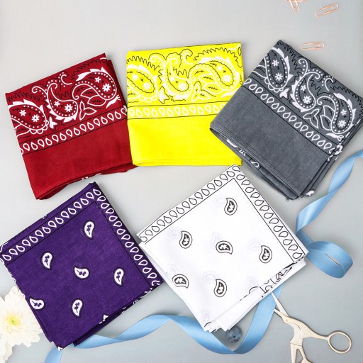 bandana BANDAM šatka školská tmavožltá