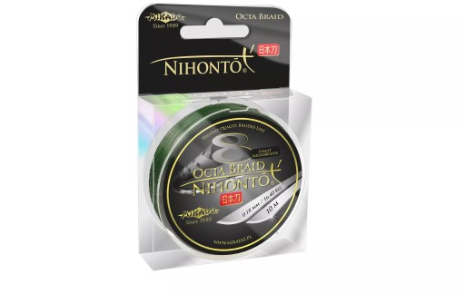 Mikado Nihonto OCTA BRAID GREEN vrkoč 0,12/1