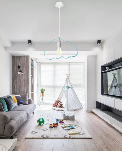 ZÁVISNÉ STROPNÉ LAMPA, OBLAČNÝ LUSTER, FARBY E27
