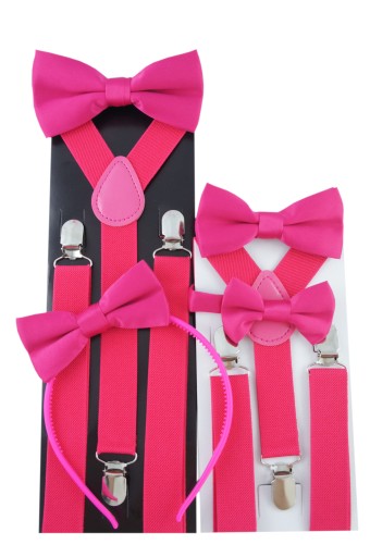 Elegantná polomatná čelenka FUCHSIA PINK