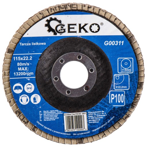 Kotúč klapky 115mm P100 Geko