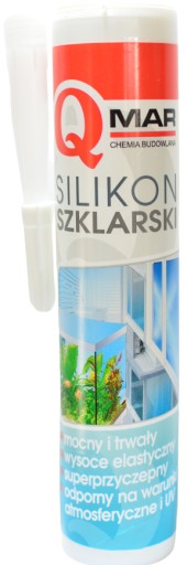 Qmar biele sklo silikónové 300ml