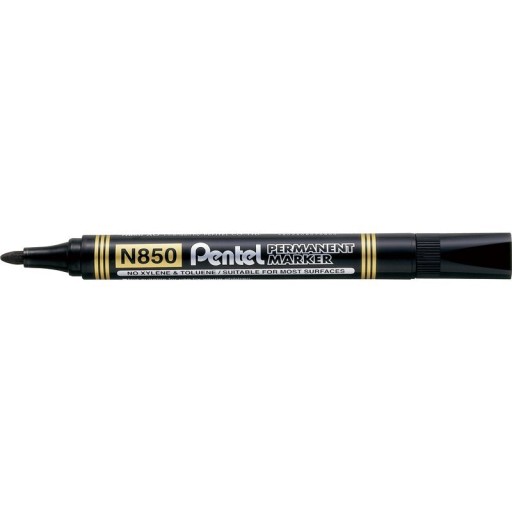 PENTEL N850 PERNAMENTOVÝ ZNAČOVAČ okrúhly ČIERNY