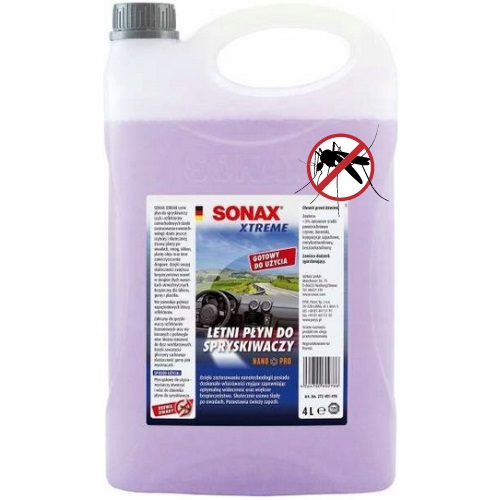 LETNÁ KVAPALINA DO OSTREKOVAČOV 4L Sonax Xtreme NANOPRO