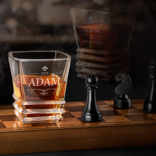 GRAVÍROVANÁ WHISKY DARČEK DO SKLA PRE OTCA