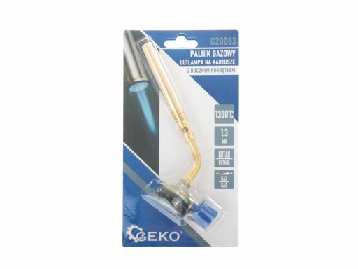 PLYNOVÝ NÁPLŇOVÝ HORÁK PLYN LUTLAMPA 1,3kW GEKO