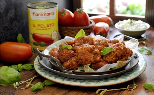 La Fiammante pelati paradajky s bazalkou 400g IT