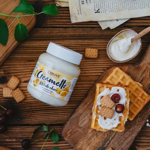 OstroVit Creametto KRÉMOVÁ BIELA ČOKOLÁDA BEZ CUKRU