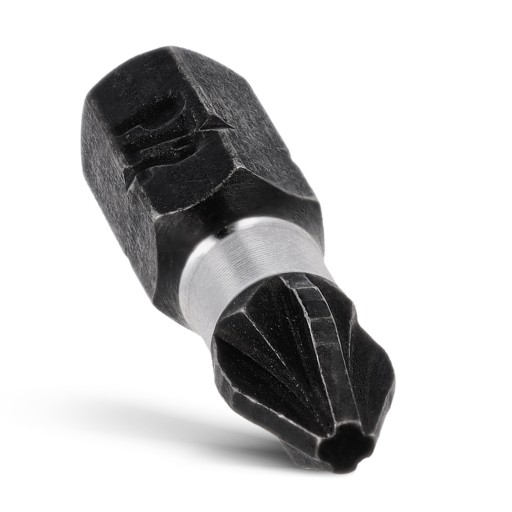 Nárazový bit PZ2 Nárazový bit 25mm | Nárazový bit pre skrutkovač 2 ks.