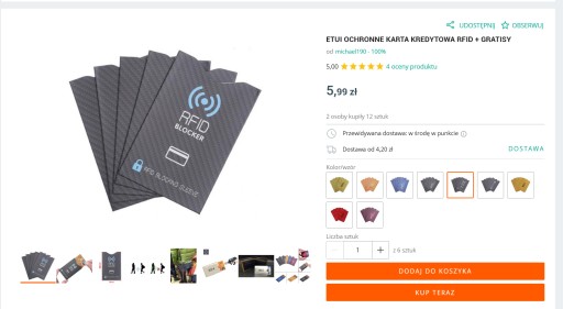 OCHRANNÉ POUZDRO RFID KREDITNÁ KARTA + DARČEKY ZADARMO