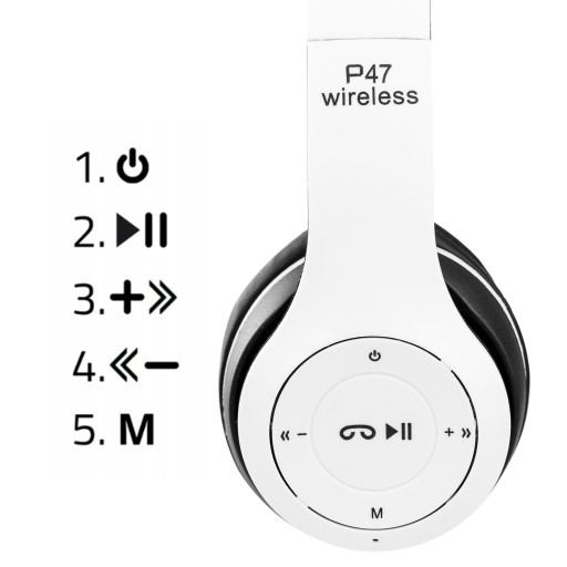 Bezdrôtové slúchadlá do uší P47 V5.0 Bluetooth
