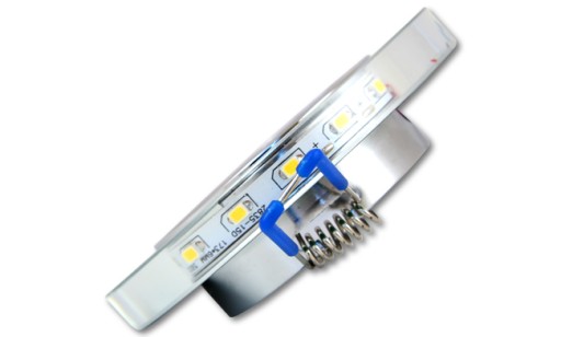 Led svietidlo 3W sklenené NW okrúhle zrkadlo na GU10