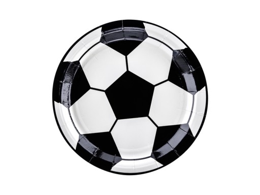 Papierové poháre a taniere futbal na narodeniny s EKO futbalovou loptou