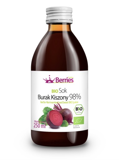 BIO šťava z červenej repy, BIO kvások z červenej repy 250 ml