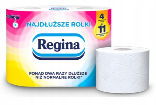Regina Najdlhšie rolky toaletného papiera 4 rolky