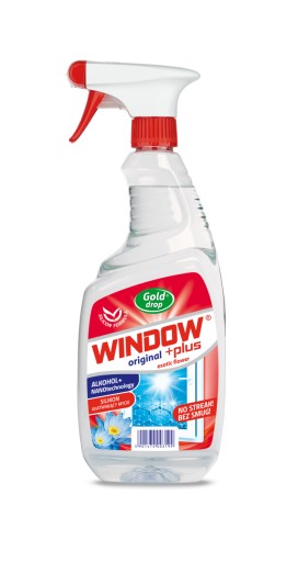 Čistič okien Gold Drop Window 750 ml citrón
