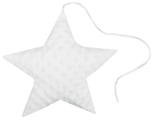MINKY STAR / prívesok, vankúš 27cm Belbi