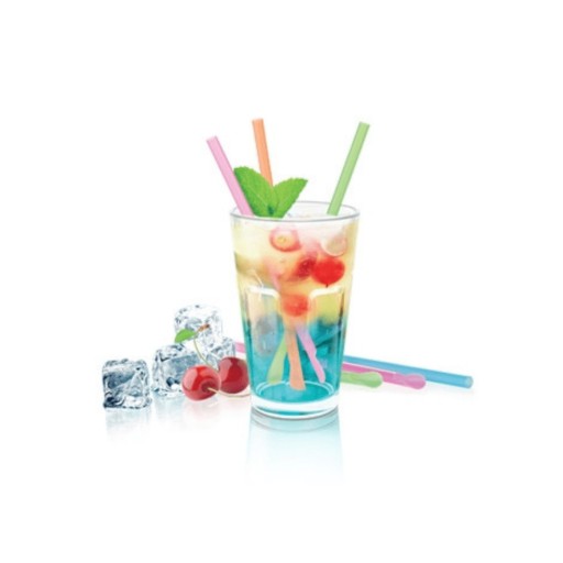 slamky myDRINK, s miešadlom, 24 ks | TESCOMA