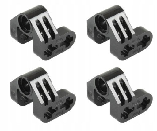 LEGO Technic Connector 92907 čierny - 4 ks