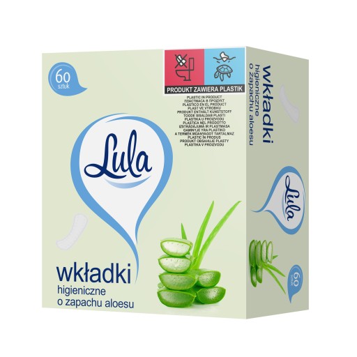 LULA slipové vložky s vôňou Aloe, 1 balenie - 60 ks
