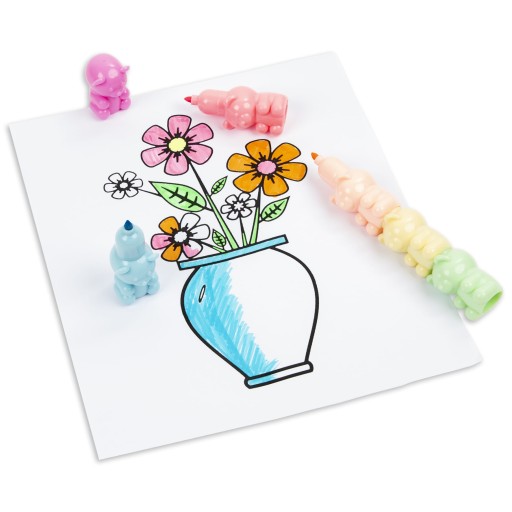 BEAR PINKS 6 COL PASTEL KIDEA TOWER