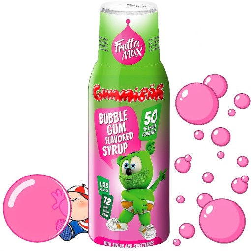 FRUTTAMAX Sirup KIDS Žuvačka 500ml na 12 litrov