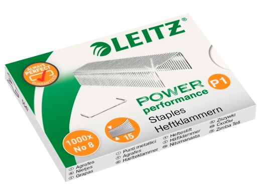 ZOŠÍVAČKY Č. 8 LEITZ POWER VÝKON 1000 ks. 5578