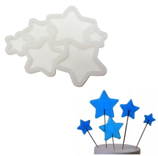 SILIKÓNOVÁ FORMA NA IZOMALT STAR LOLLIES