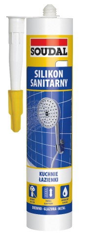 SOUDAL SANITÁRNY SILIKÓN Bezfarebný 280 ml