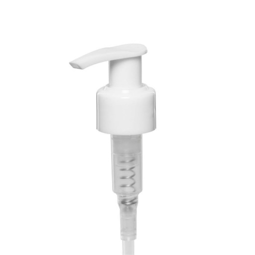 Biela PUMPA na 24/410 závitové balenie kozmetiky s objemom 500ml/1000ml