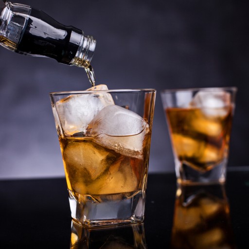 POHÁRKY NA WHISKY BRANDY NÁPOJE NÁPOJE 300ml SADA 6 ks