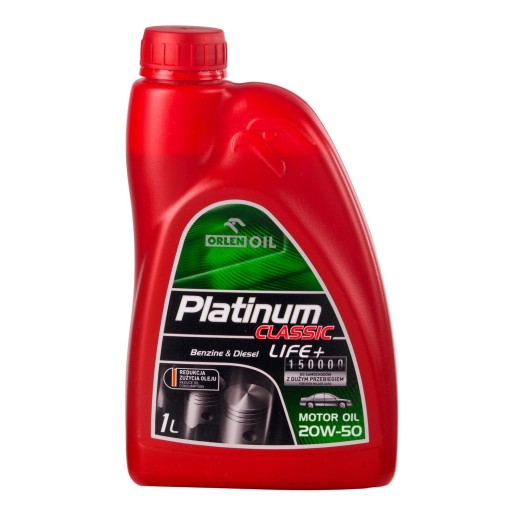 PLATINUM CLASSIC LIFE+ 20W-50 1L