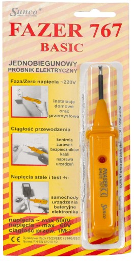 Elektrický tester Jednopólový meter Tester