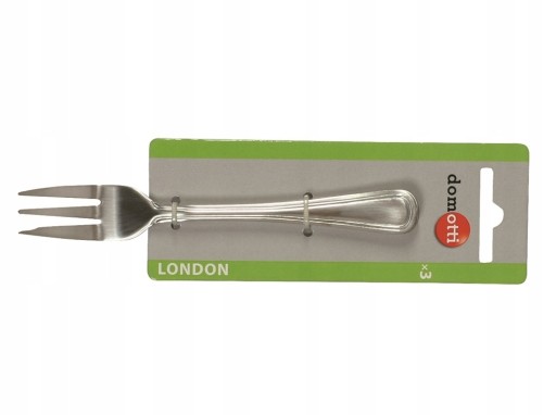 Sada 3 ks vidličiek na tortu London 14,5 cm DOMOTTI