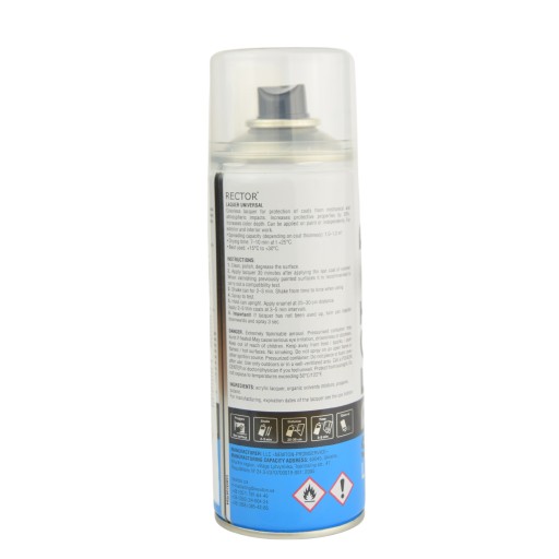 Priehľadný akrylový lak univerzálny sprej 400 ml