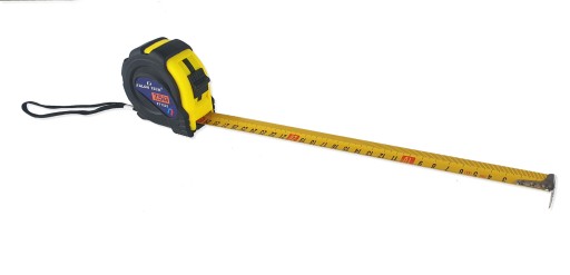 Falon-Tech 7,5 m skladací zvinovací meter kovový zvinovací meter so zámkom PRO